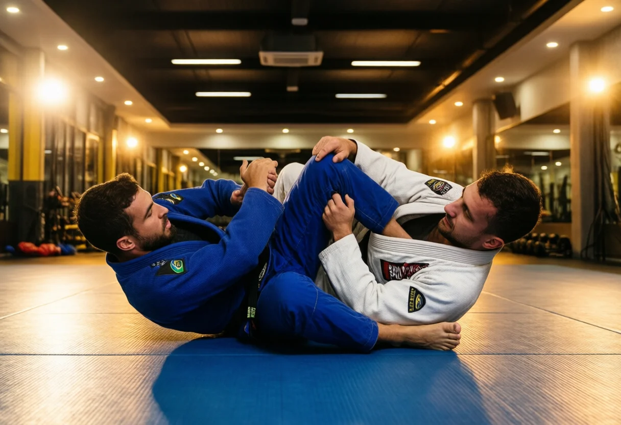 Clase de Jiu-Jitsu Brasileño